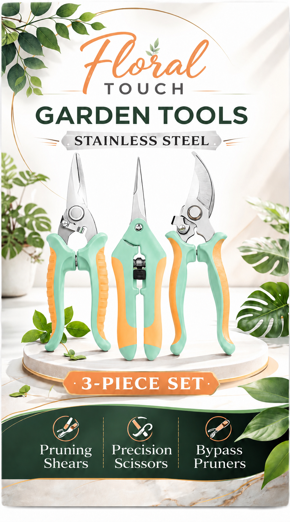 Pruning Shears - 3 Piece Set