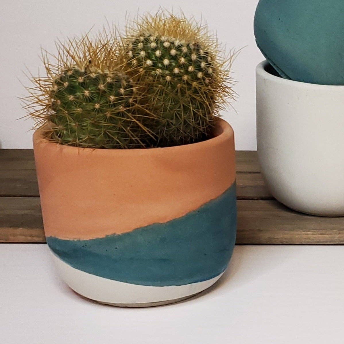 Concrete Tulip Planter - Emerald Coast Mix