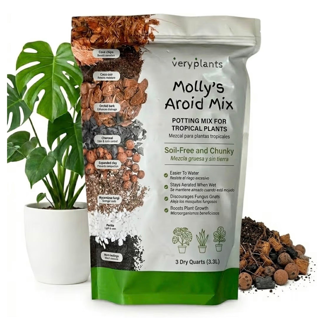 Molly's Aroid Mix -Premium Tropical Plant Soilless Potting Mix